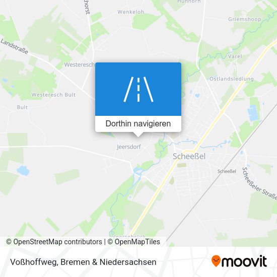 Voßhoffweg Karte