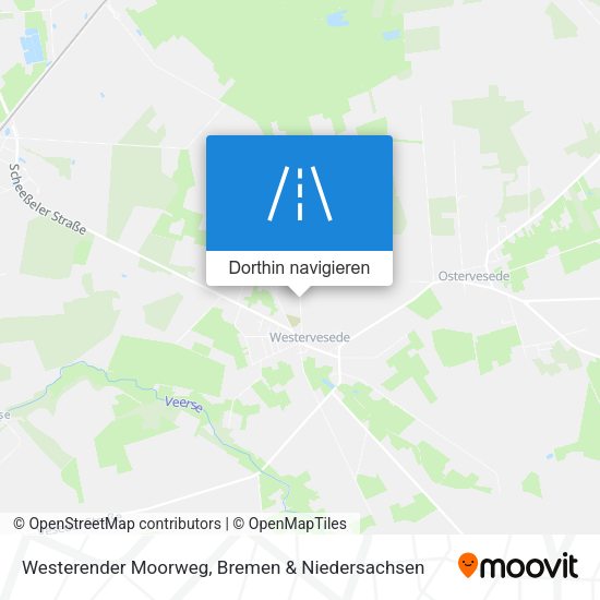 Westerender Moorweg Karte