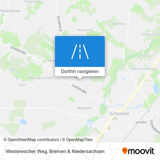 Westerescher Weg Karte