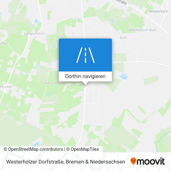 Westerholzer Dorfstraße Karte