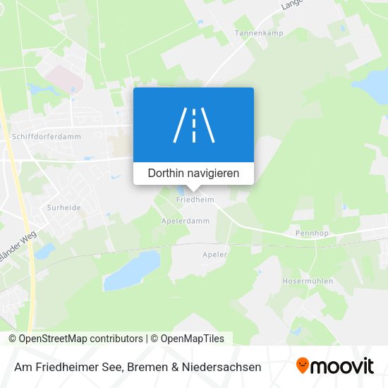Am Friedheimer See Karte