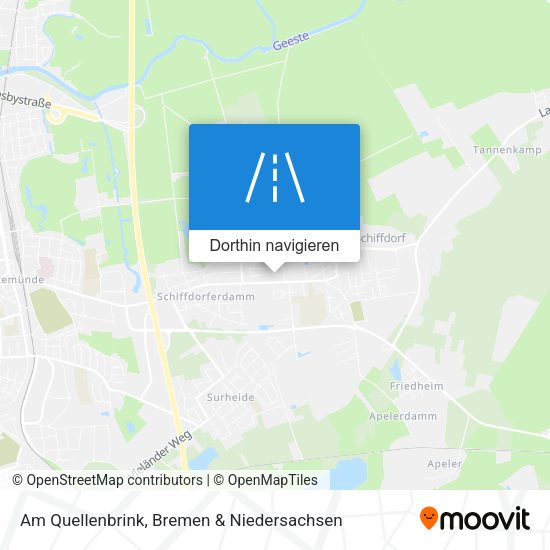 Am Quellenbrink Karte