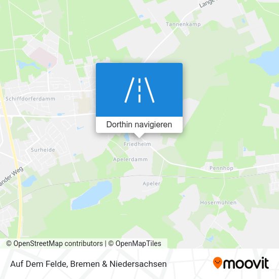 Auf Dem Felde Karte