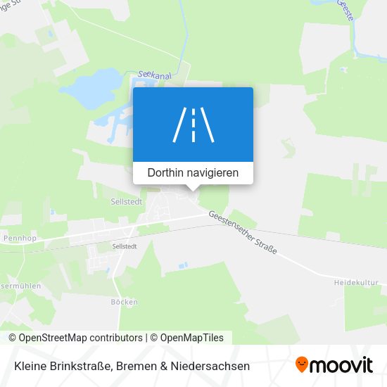 Kleine Brinkstraße Karte