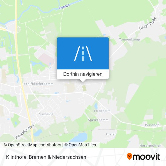 Klinthöfe Karte