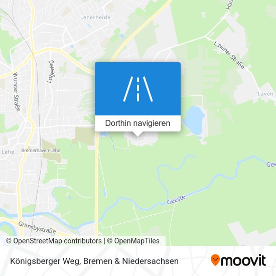 Königsberger Weg Karte