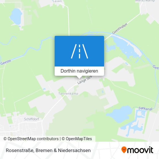 Rosenstraße Karte