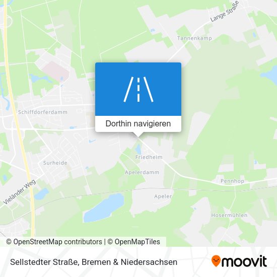 Sellstedter Straße Karte