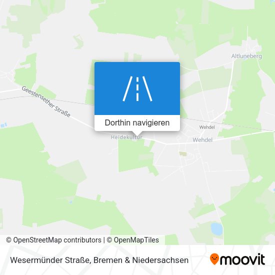 Wesermünder Straße Karte
