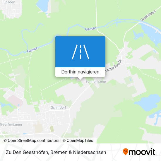 Zu Den Geesthöfen Karte