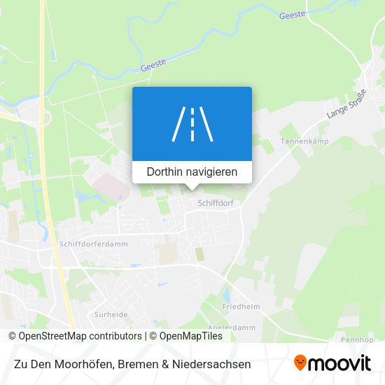 Zu Den Moorhöfen Karte