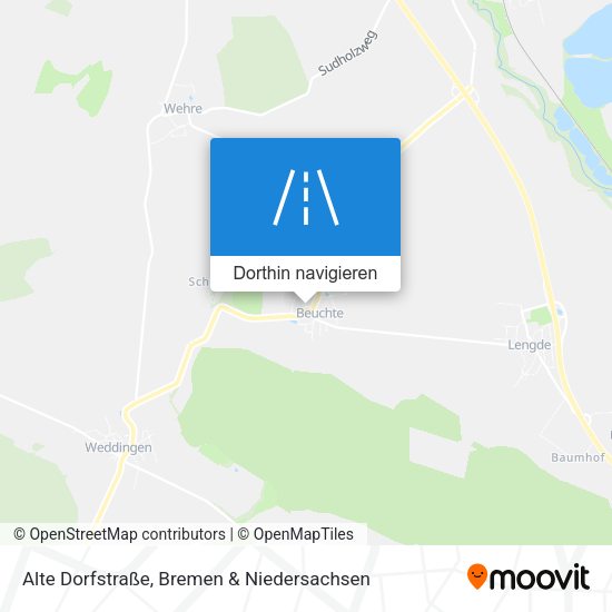 Alte Dorfstraße Karte