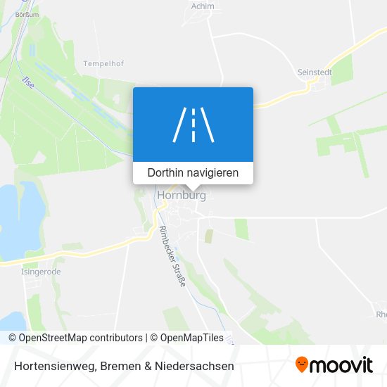 Hortensienweg Karte