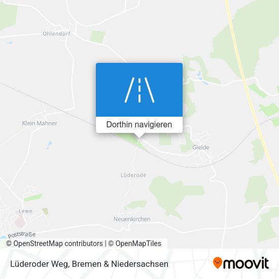 Lüderoder Weg Karte