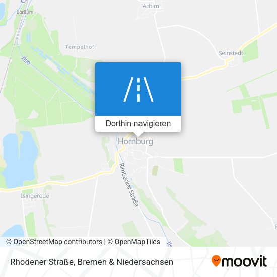 Rhodener Straße Karte