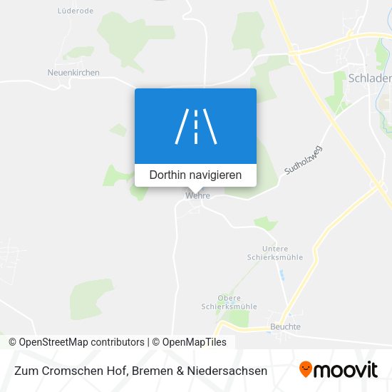 Zum Cromschen Hof Karte