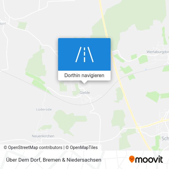 Über Dem Dorf Karte