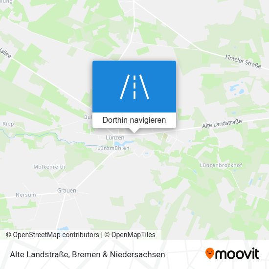 Alte Landstraße Karte
