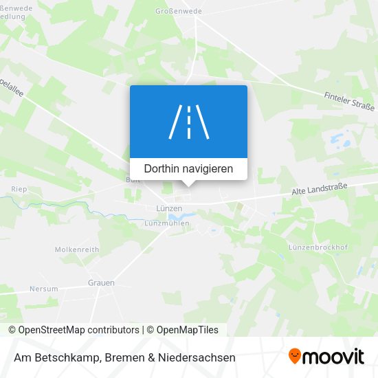 Am Betschkamp Karte