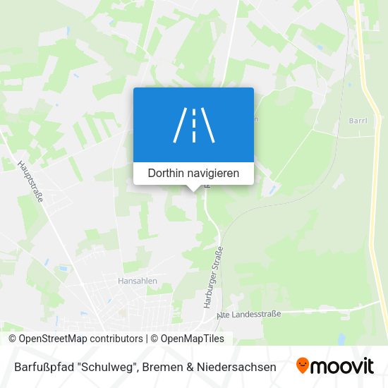 Barfußpfad "Schulweg" Karte