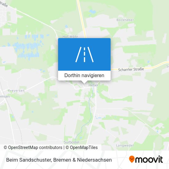 Beim Sandschuster Karte