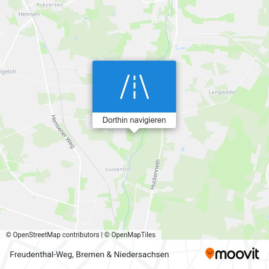 Freudenthal-Weg Karte
