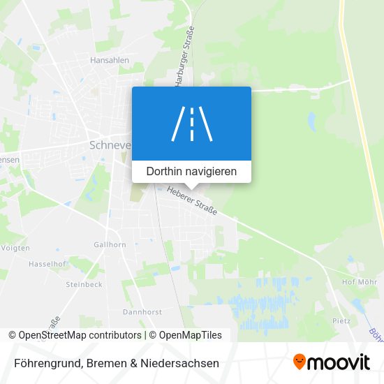 Föhrengrund Karte