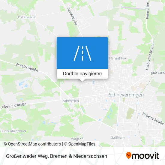 Großenweder Weg Karte