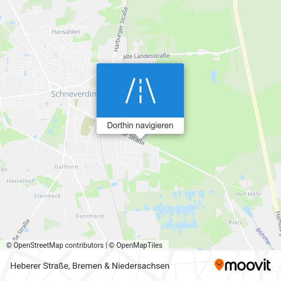 Heberer Straße Karte