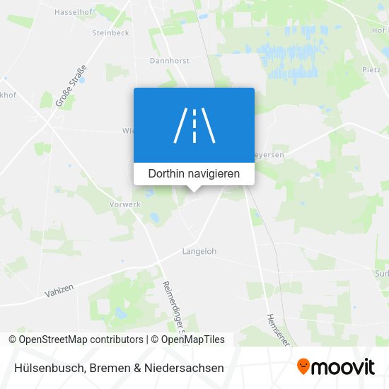 Hülsenbusch Karte