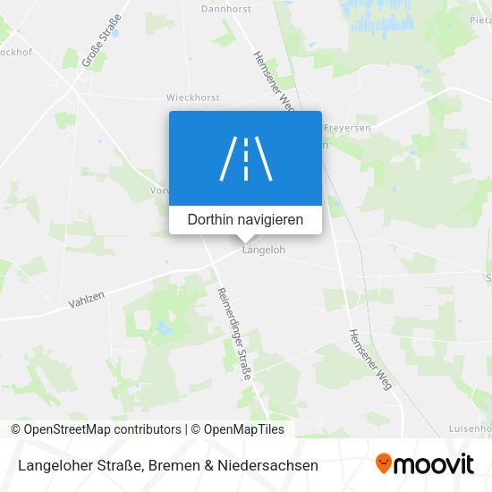 Langeloher Straße Karte
