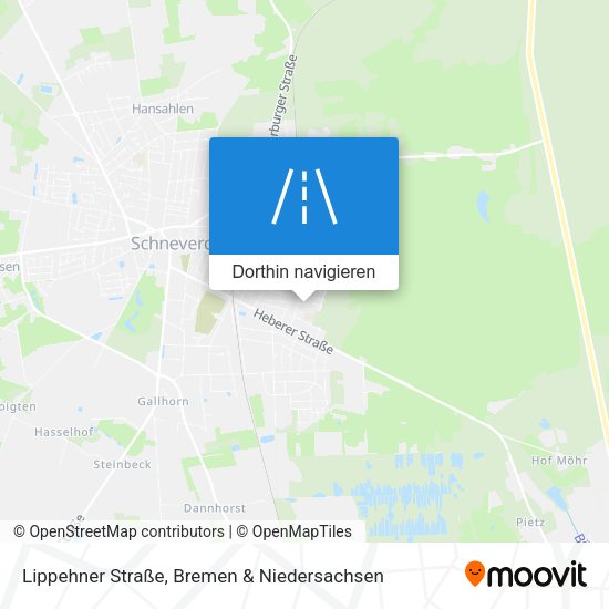 Lippehner Straße Karte