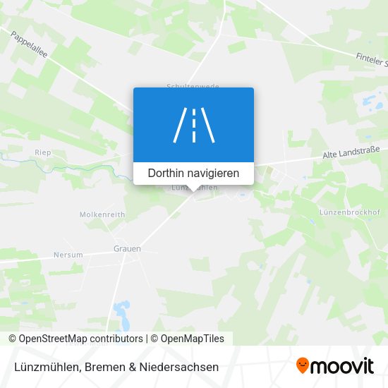 Lünzmühlen Karte