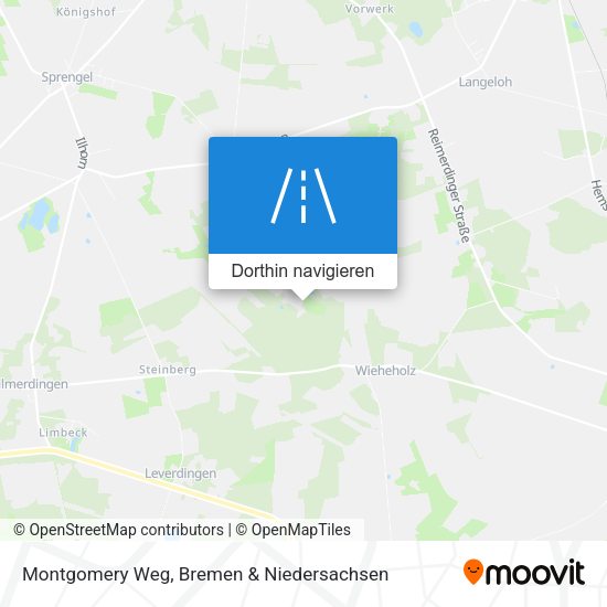 Montgomery Weg Karte