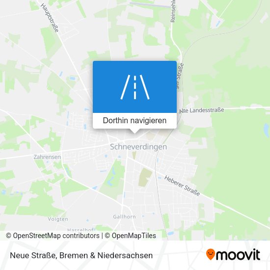 Neue Straße Karte