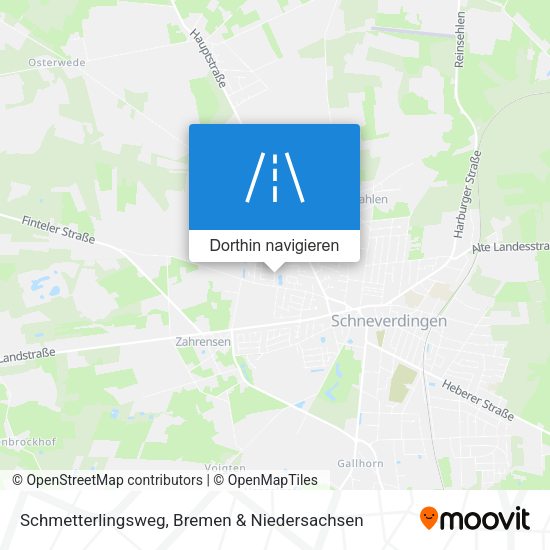 Schmetterlingsweg Karte