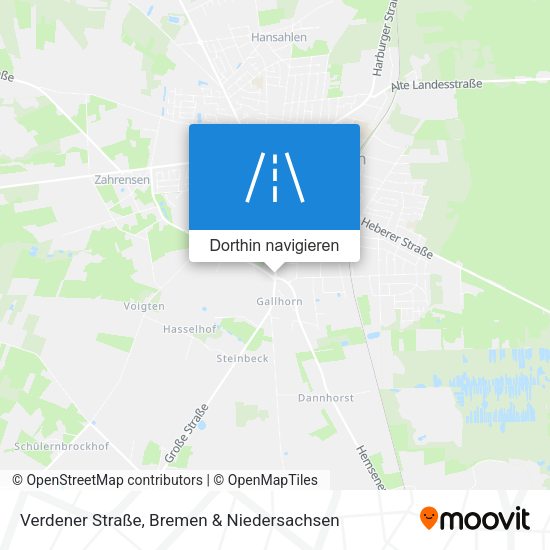 Verdener Straße Karte