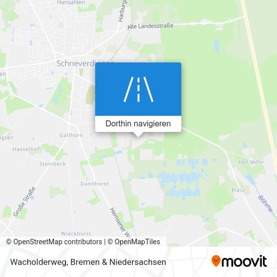 Wacholderweg Karte