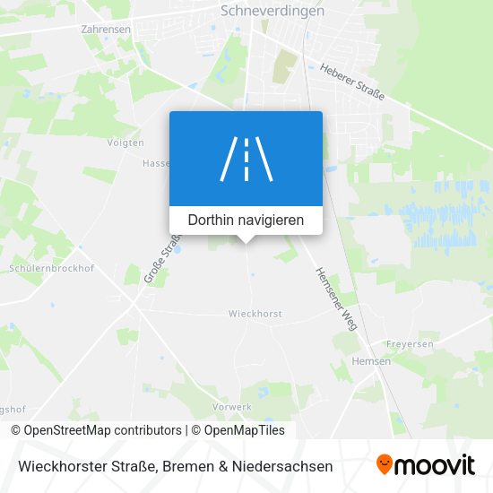 Wieckhorster Straße Karte