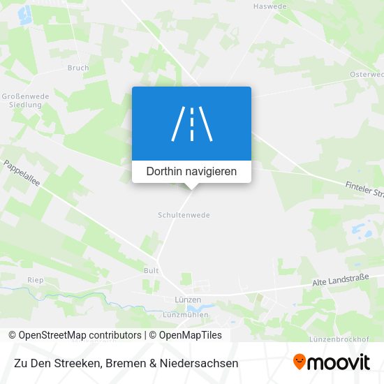 Zu Den Streeken Karte