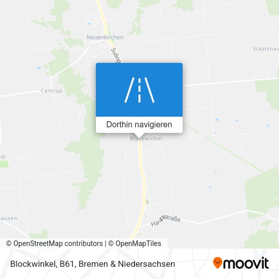 Blockwinkel, B61 Karte