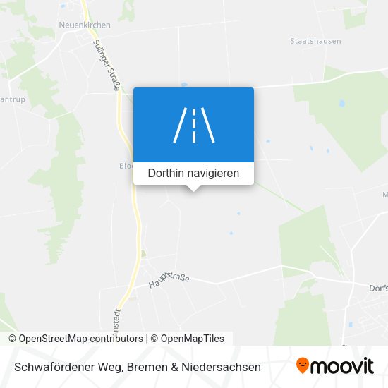Schwafördener Weg Karte