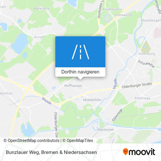 Bunzlauer Weg Karte