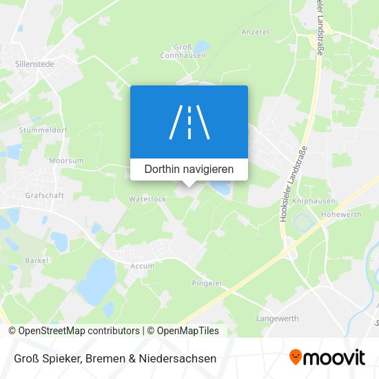 Groß Spieker Karte