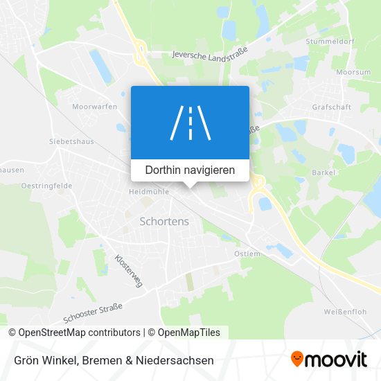 Grön Winkel Karte