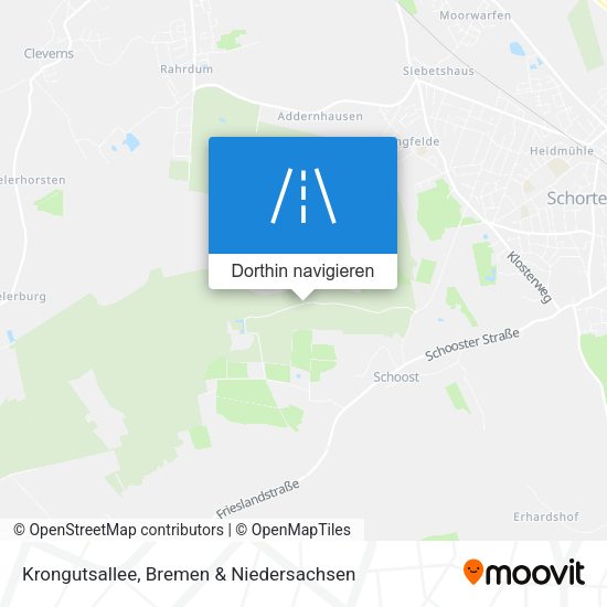 Krongutsallee Karte