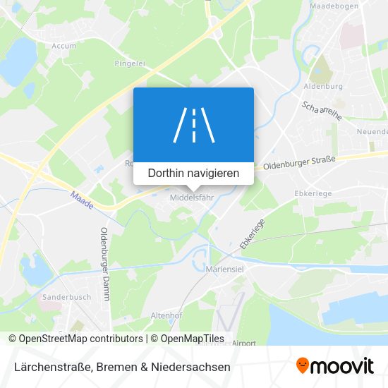Lärchenstraße Karte