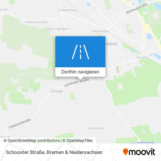 Schooster Straße Karte