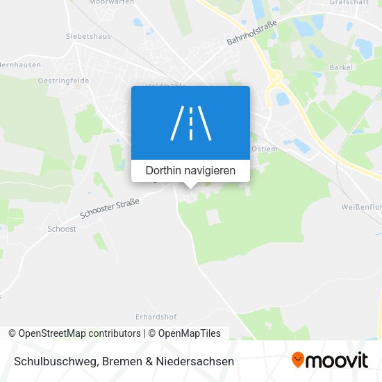 Schulbuschweg Karte