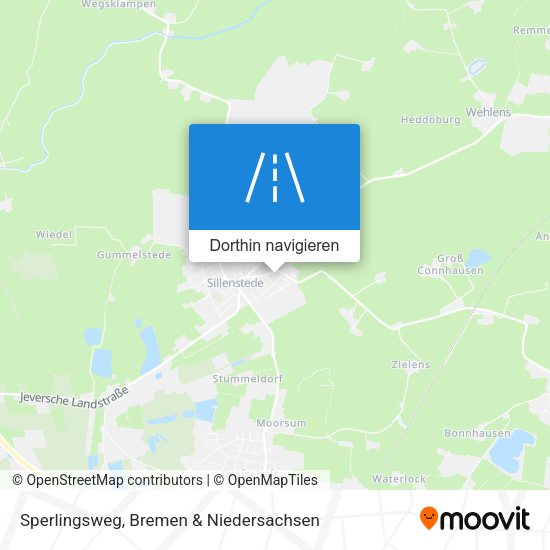 Sperlingsweg Karte